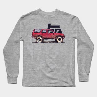 2nd Gen 4Runner TRD - Red Long Sleeve T-Shirt